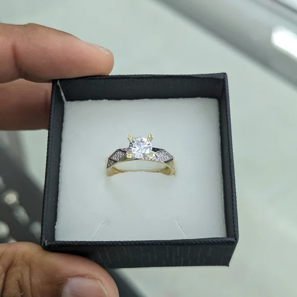 10kt Real Gold Wedding Trioset